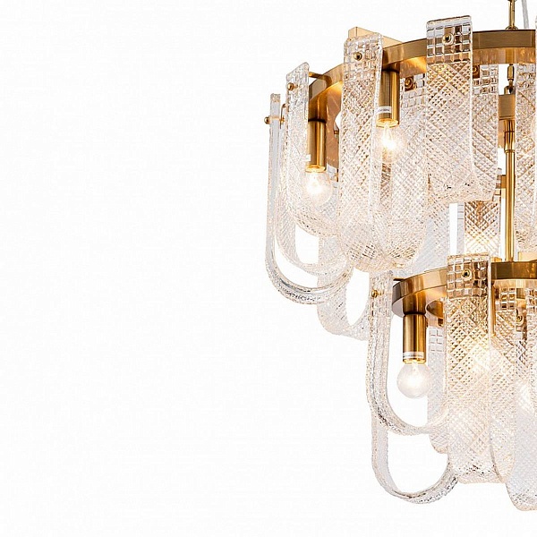 Люстра подвесная INDIGO BRINA 12027/12P Brass
