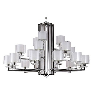 Люстра подвесная NEWPORT 4400 4412+6+3/C black glossy