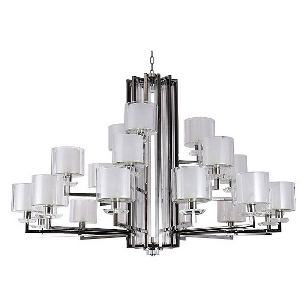 Люстра подвесная NEWPORT 4400 4412+6+3/C black glossy