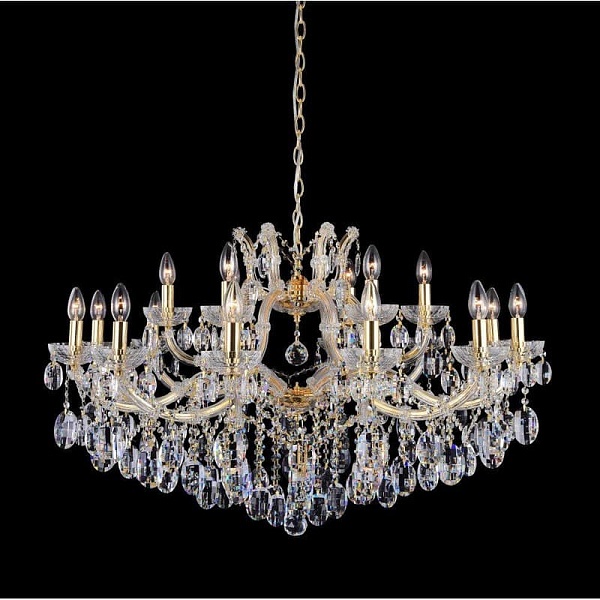 Люстра подвесная CRYSTAL LUX HOLLYWOOD HOLLYWOOD SP12+6 GOLD