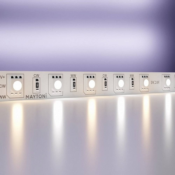 Лента LED STANDART 14,4 W/m 24V IP20 5050/60 2700-6000K 10mm (5м) 20042 MAYTONI