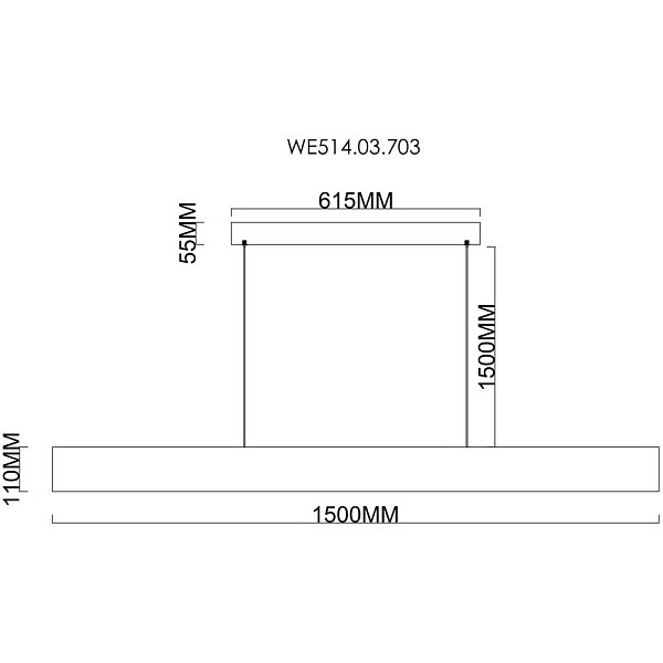 Подвес WERTMARK EDDA WE514.03.703