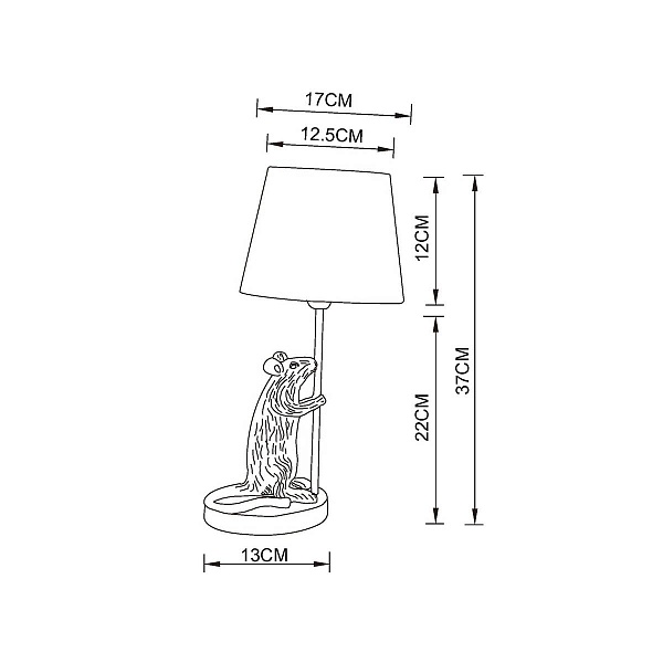 Настольная лампа ARTE LAMP GUSTAV A4420LT-1WH