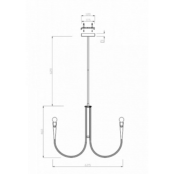 Люстра подвесная FREYA BRANCHES FR5253PL-06N