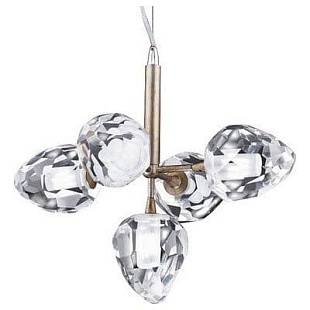 Люстра подвесная DELIGHT COLLECTION ON THE ROCKS P68038M-5 gold
