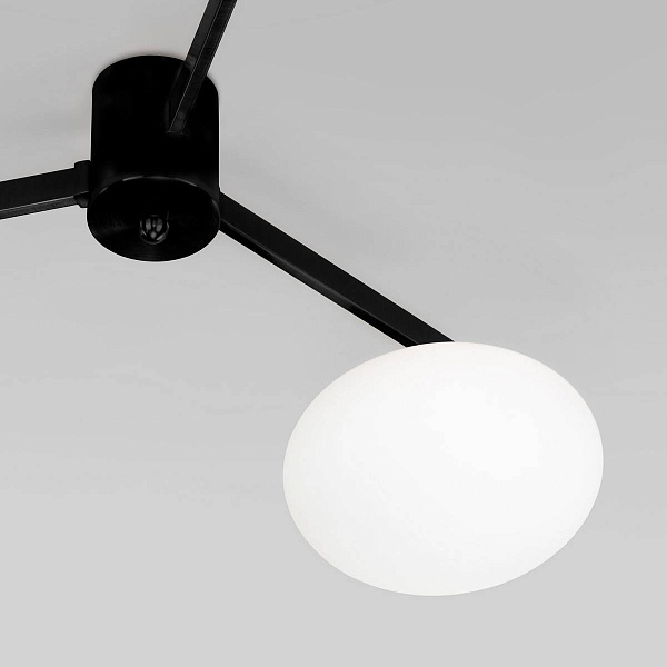 Люстра потолочная EUROSVET OPALINE 70220/3 черный