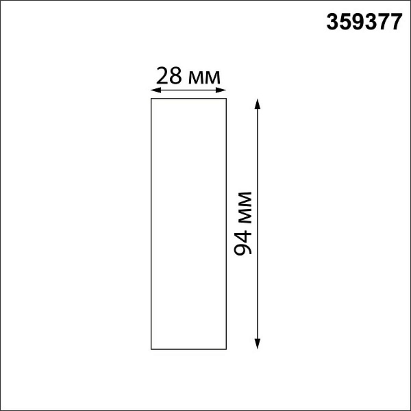 Коннектор прямой NOVOTECH GLAT 359377