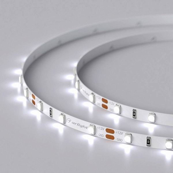 Лента LED RT-A60 4,8 W/m 12V IP20 2835/60 8000K 5mm (5м) 028610(2) ARLIGHT