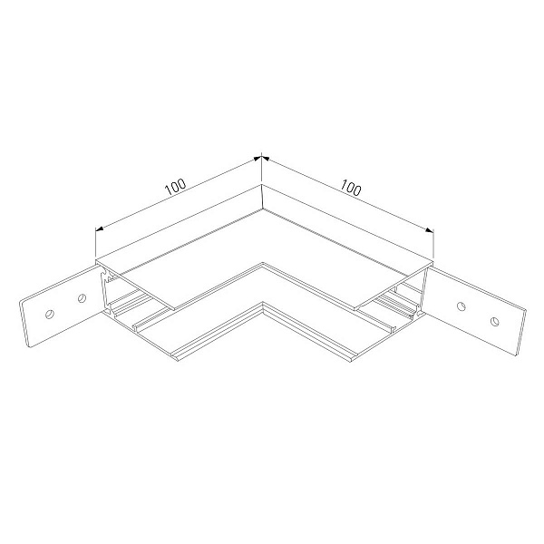L-коннектор ELEKTROSTANDARD SLIM MAGNETIC 85091/00 a061238