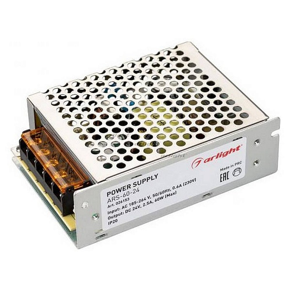 Блок питания ARLIGHT ARS 24V 60W IP20 26153