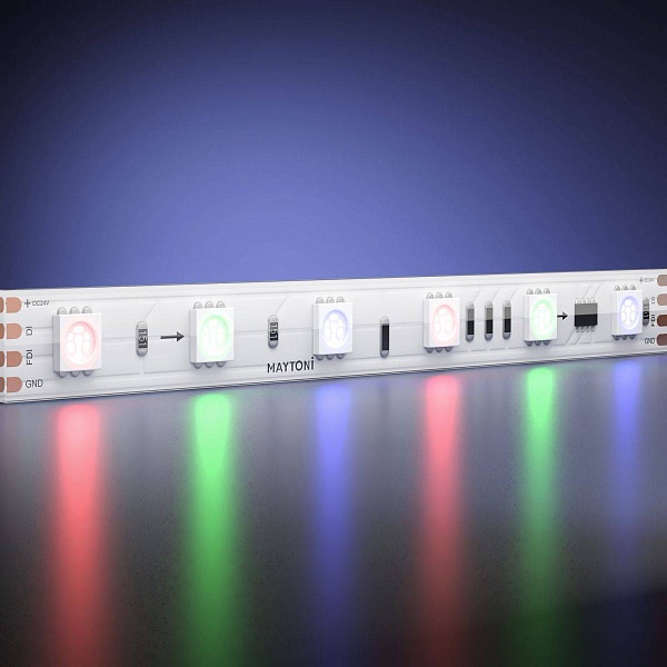 Лента LED ULTRA 14,4W/m 24V IP67 5050/60 RGB 12mm (5м) 201248 MAYTONI