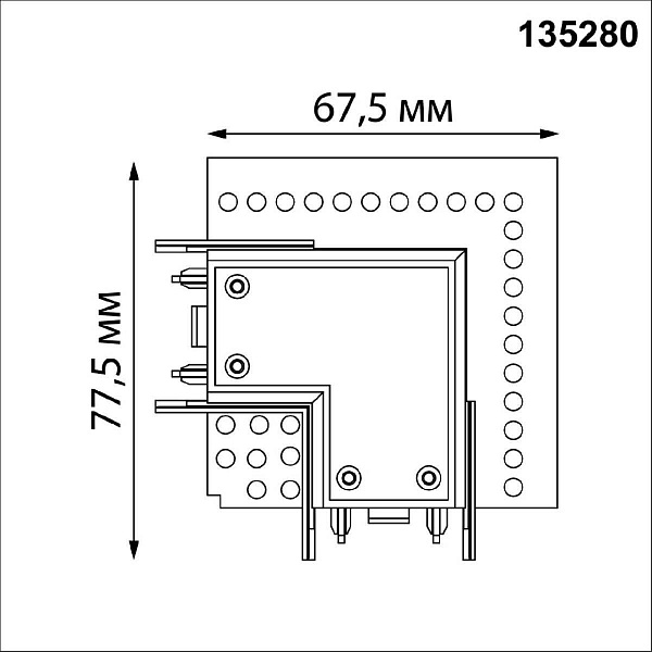 L-коннектор NOVOTECH SHINO 135280