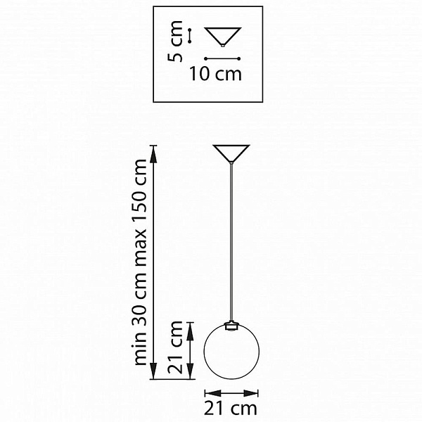 Подвес LIGHTSTAR SFERETTA 801010