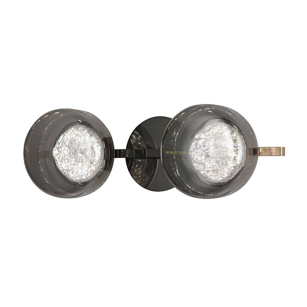 Бра DELIGHT COLLECTION MT9128 MT9128-2W pearl black/smoke