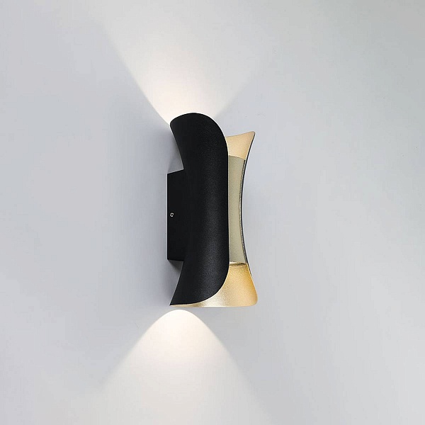 Светильник уличный настенный ARTE LAMP ALBA A6405AL-2BK