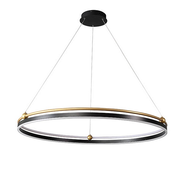 Подвес CRYSTAL LUX FERNANDO SP88W LED BLACK/GOLD