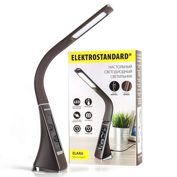Настольная лампа ELEKTROSTANDARD Elara коричневый (TL90220) a037504