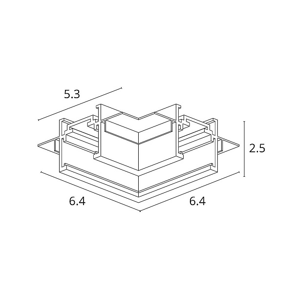 L-коннектор ARTE LAMP OPTIMA-ACCESSORIES A731606