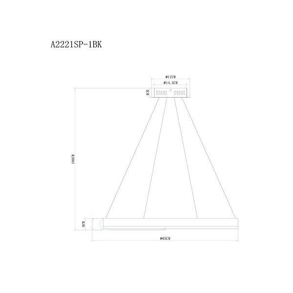 Подвес ARTE LAMP VERITATE A2221SP-1BR