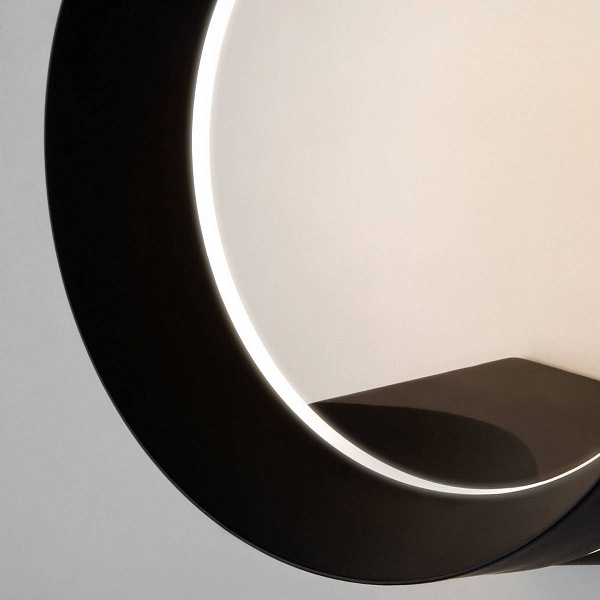 Светильник уличный настенный ELEKTROSTANDARD RING 1710 TECHNO LED черный a054933