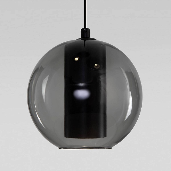 Подвес EUROSVET COBBLE 50258/3 LED дымчатый/бирюзовый
