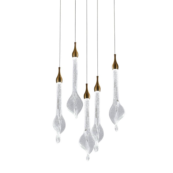 Подвес DELIGHT COLLECTION OD2433 OD2433-5 gold/clear