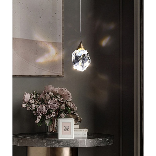 Подвес DELIGHT COLLECTION CRYSTAL ROCK MD-020B-1 gold
