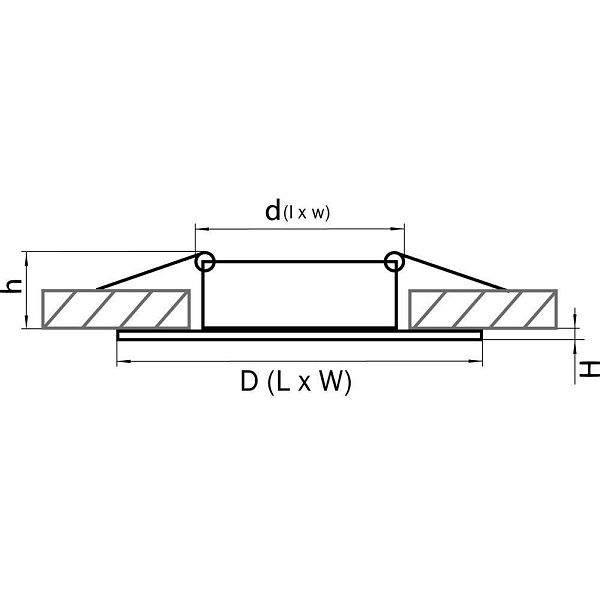 Светильник встраиваемый LIGHTSTAR BANALE WENG 011008