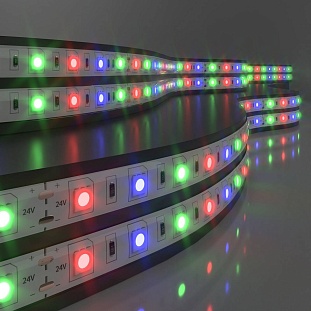 Лента LED 14,4 W/m 24V IP65 5050/60 RGB 10mm (5м) a052978 ELEKTROSTANDARD