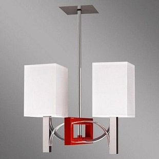 Люстра подвесная KEMAR RIFFTA RED RF/2/R