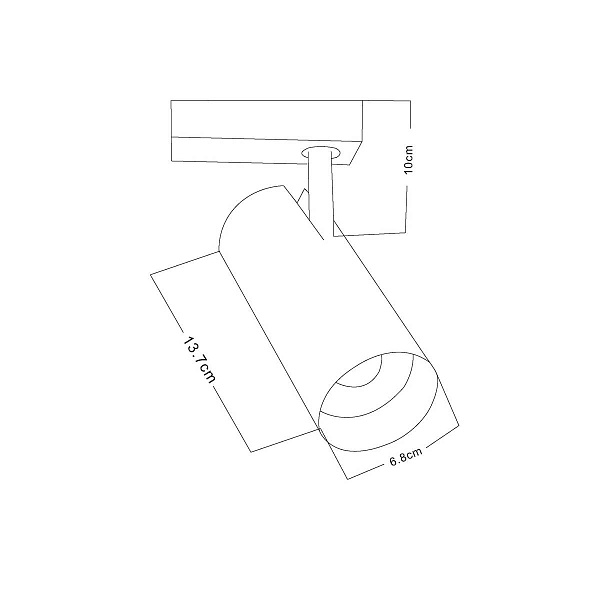Трековый светильник ARTE LAMP VINSANT A2665PL-1WH