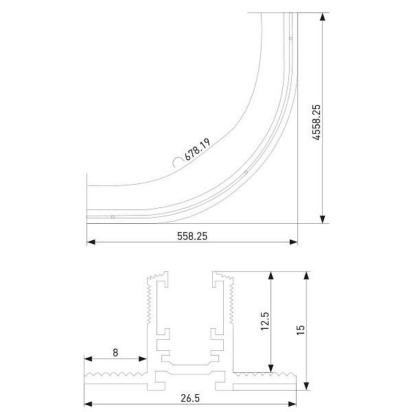 Шинопровод ELEKTROSTANDARD MINI MAGNETIC 85220/00 a067999