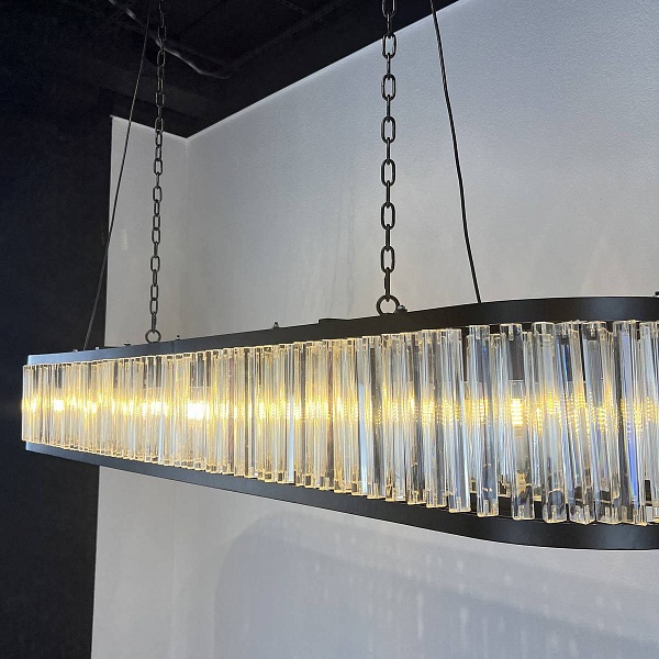 Подвес IMPERIUMLOFT ODEON CLEAR GLASS BLACK 248522-22