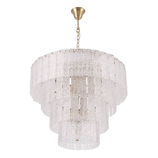Люстра подвесная CRYSTAL LUX RICARDO SP14 BRASS
