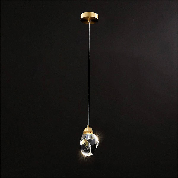 Подвес DELIGHT COLLECTION CRYSTAL ROCK II 9701P/1 brass