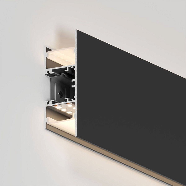 Профиль для ленты LED накладной ARH-WALL 25x75мм без рассеивателя (2м) 52332 ARLIGHT