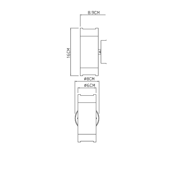 Светильник уличный настенный ARTE LAMP ATLAS A3503AL-2WH