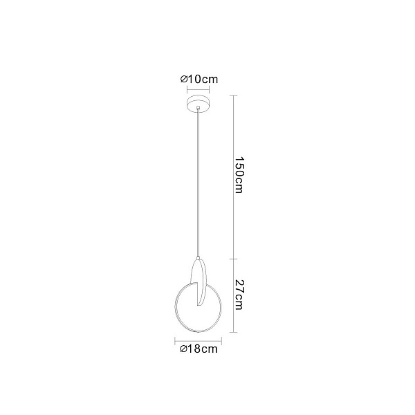 Подвес ARTE LAMP HANNAH A1916SP-1BK