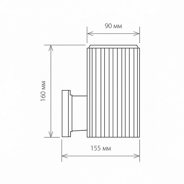 Светильник уличный настенный ELEKTROSTANDARD TECHNO 1404 a032625