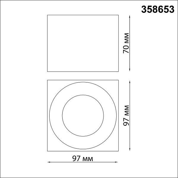 Спот NOVOTECH PATERA 358653