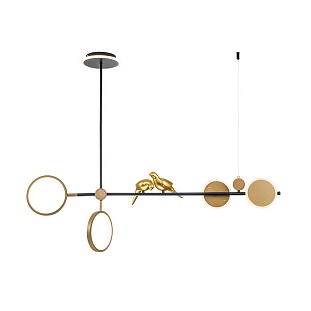 Люстра подвесная ARTE LAMP TOLIMAN A2613SP-4BK