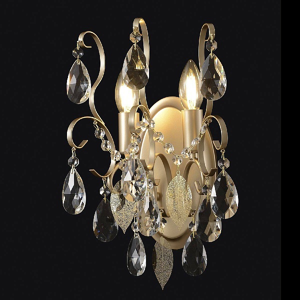 Бра CRYSTAL LUX ESMIRALDA ESMIRALDA AP2 GOLD