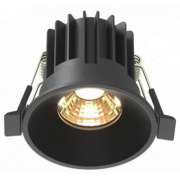 Светильник встраиваемый MAYTONI ROUND DL058-7W2.7K-B