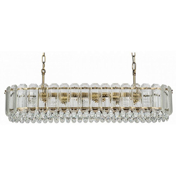 Люстра подвесная INDIGO BRILLIANTE 12039/10PL Brass