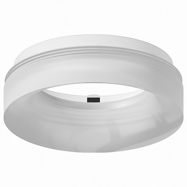 Рамка AMBRELLA LIGHT DIY SPOT 1 N7165 FR белый матовый D70*H28mm Out15mm MR16