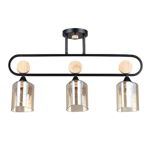Люстра потолочная ARTE LAMP GLAMORE A5076PL-3BK