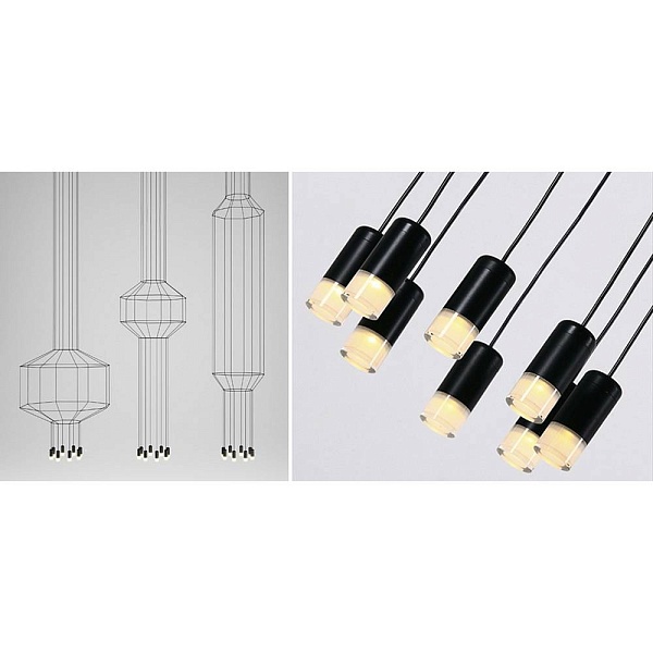 Подвес IMPERIUMLOFT VIBIA WIREFLOW 84527-22