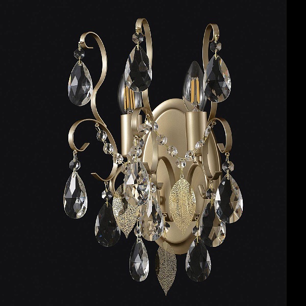 Бра CRYSTAL LUX ESMIRALDA ESMIRALDA AP2 GOLD