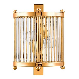 Бра CRYSTAL LUX TADEO Tadeo AP2 Gold/Transparente