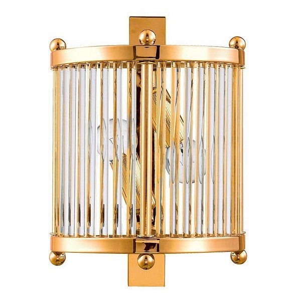 Бра CRYSTAL LUX TADEO Tadeo AP2 Gold/Transparente